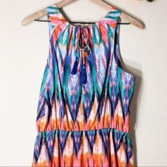 Athleta Martinique Multi Color Dress Size Medium - Picture 5 of 8